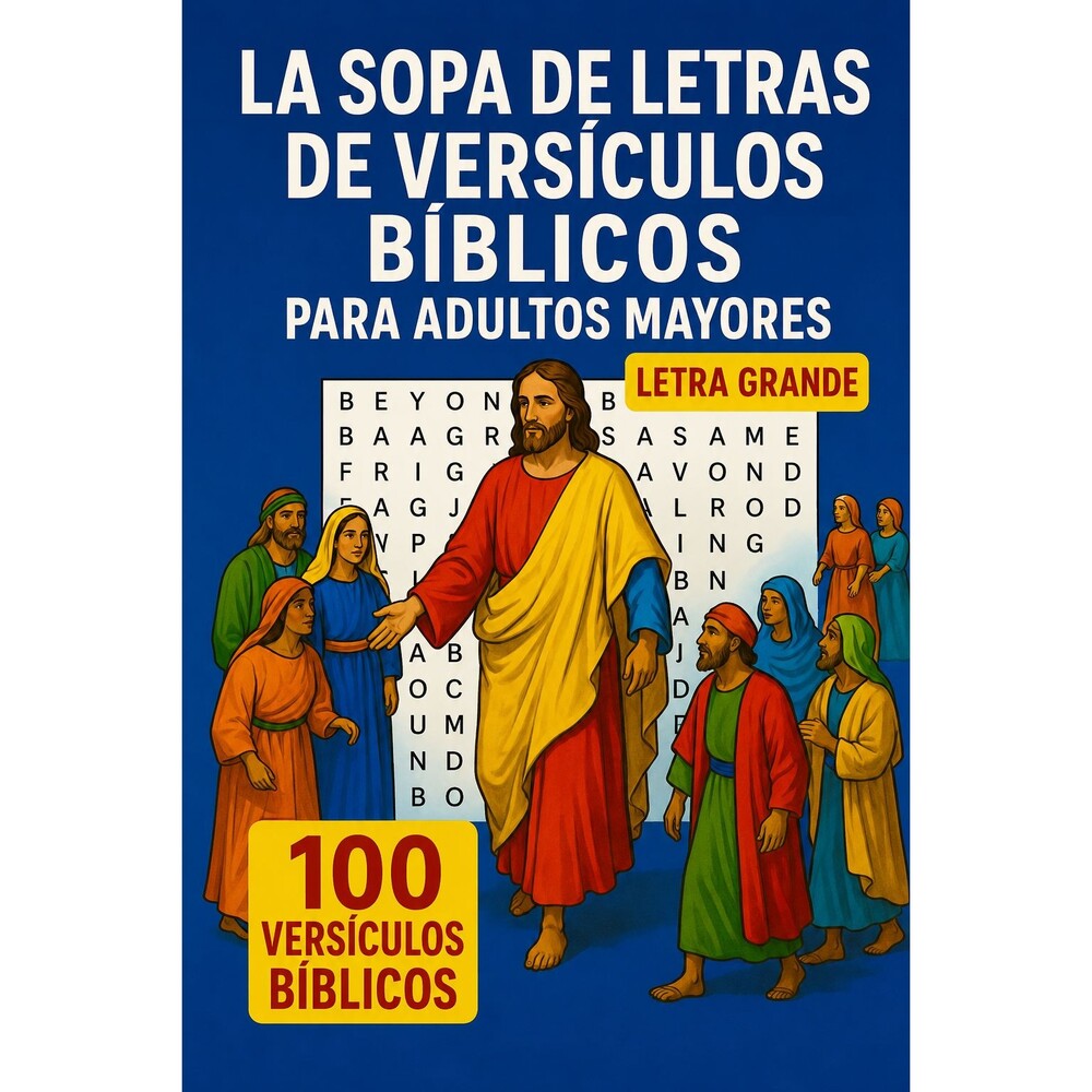 The Bible Verse Word Search For Seniors: Large Print, Spanish Lauguage Version
